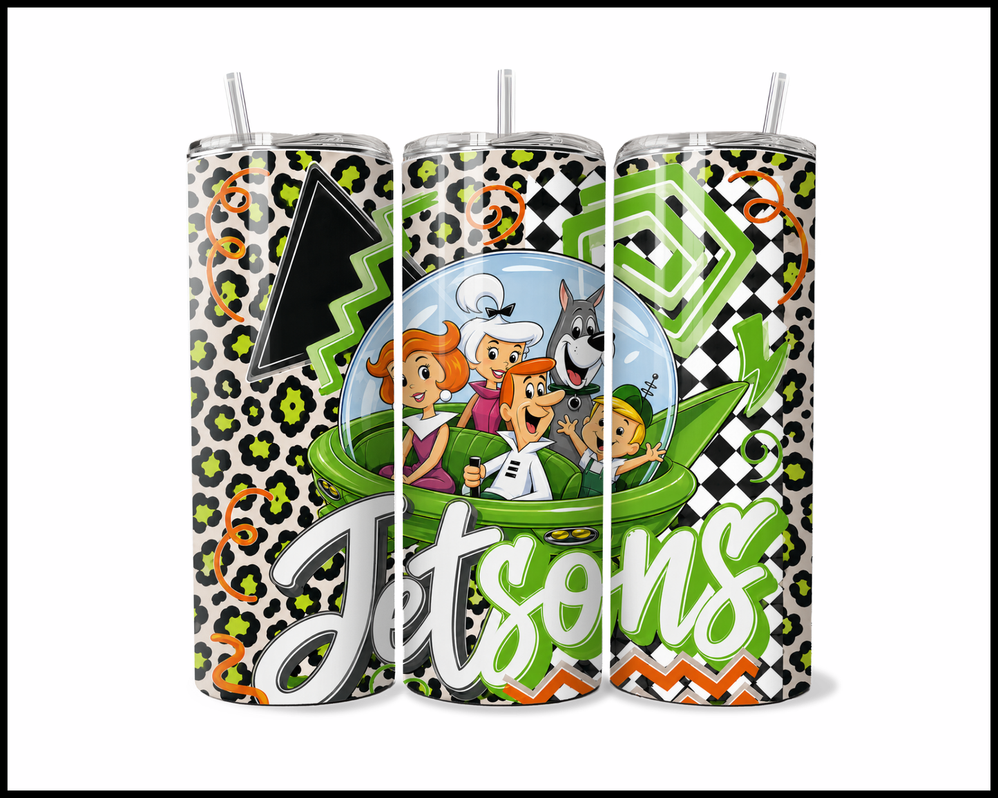 Jetsons Inspired Stainless Steel Tumbler (5909)