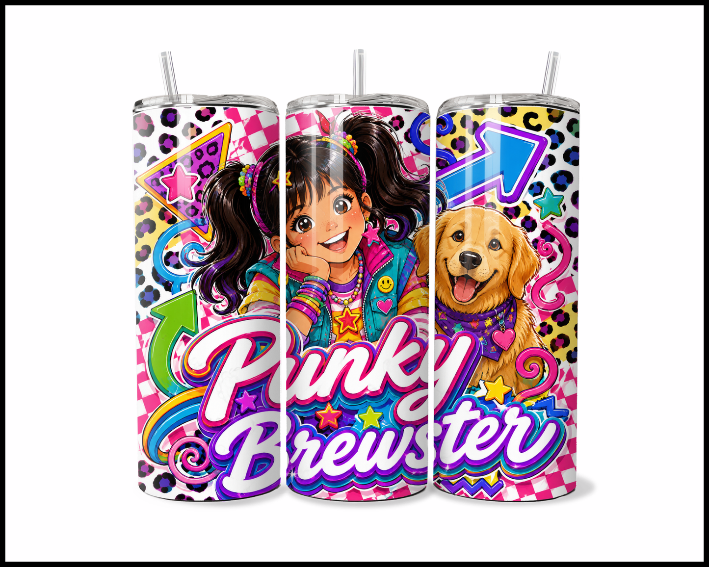 Punky Brewster Inspired Stainless Steel Tumbler (5914)