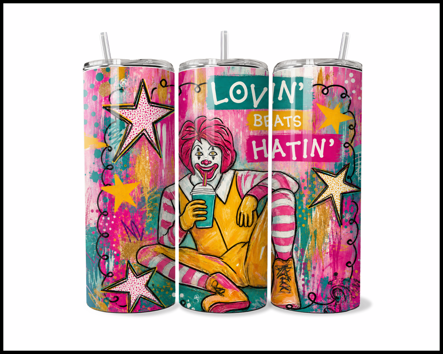 Lovin It Stainless Steel Tumbler (5917)