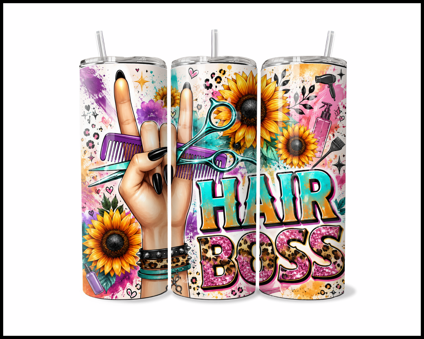 Hair Boss Stainless Steel Tumbler (5920)