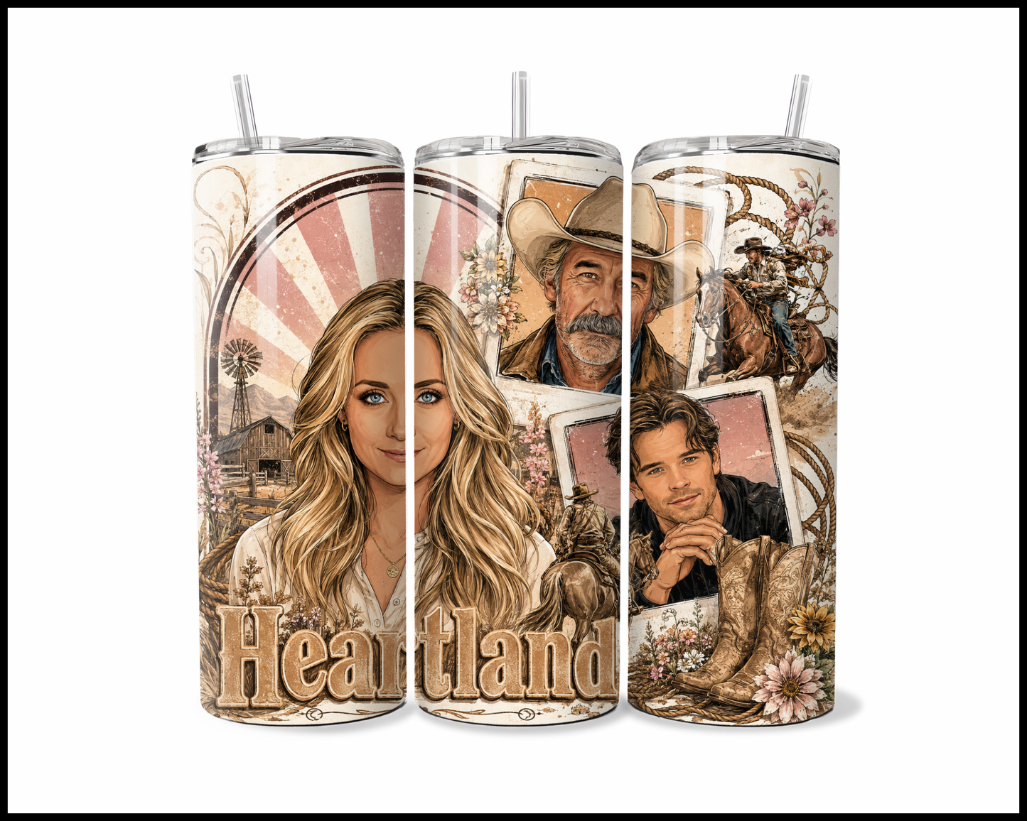Heartland Inspired Stainless Steel Tumbler (5922)