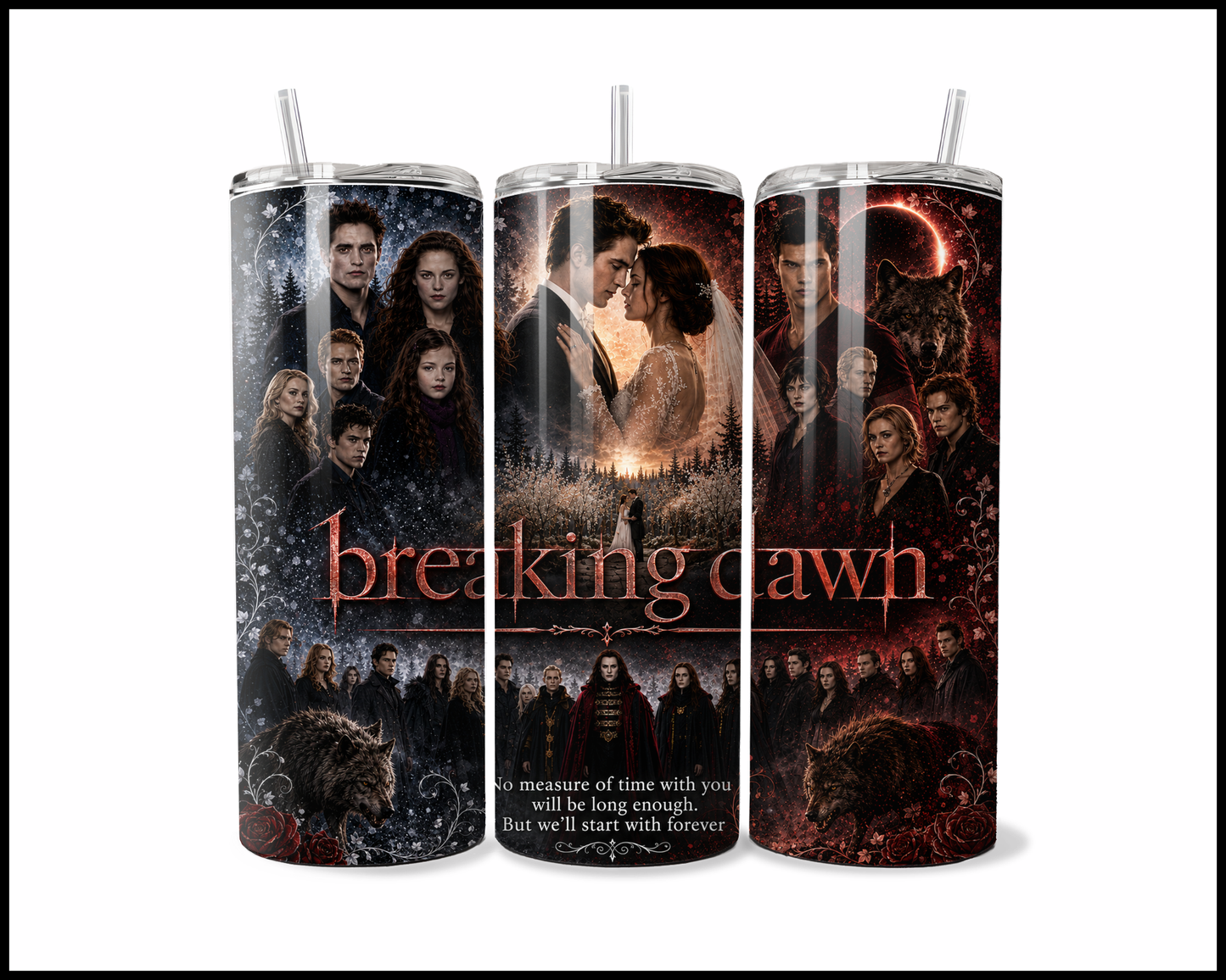 Breaking Dawn Inspired Stainless Steel Tumbler (5929)