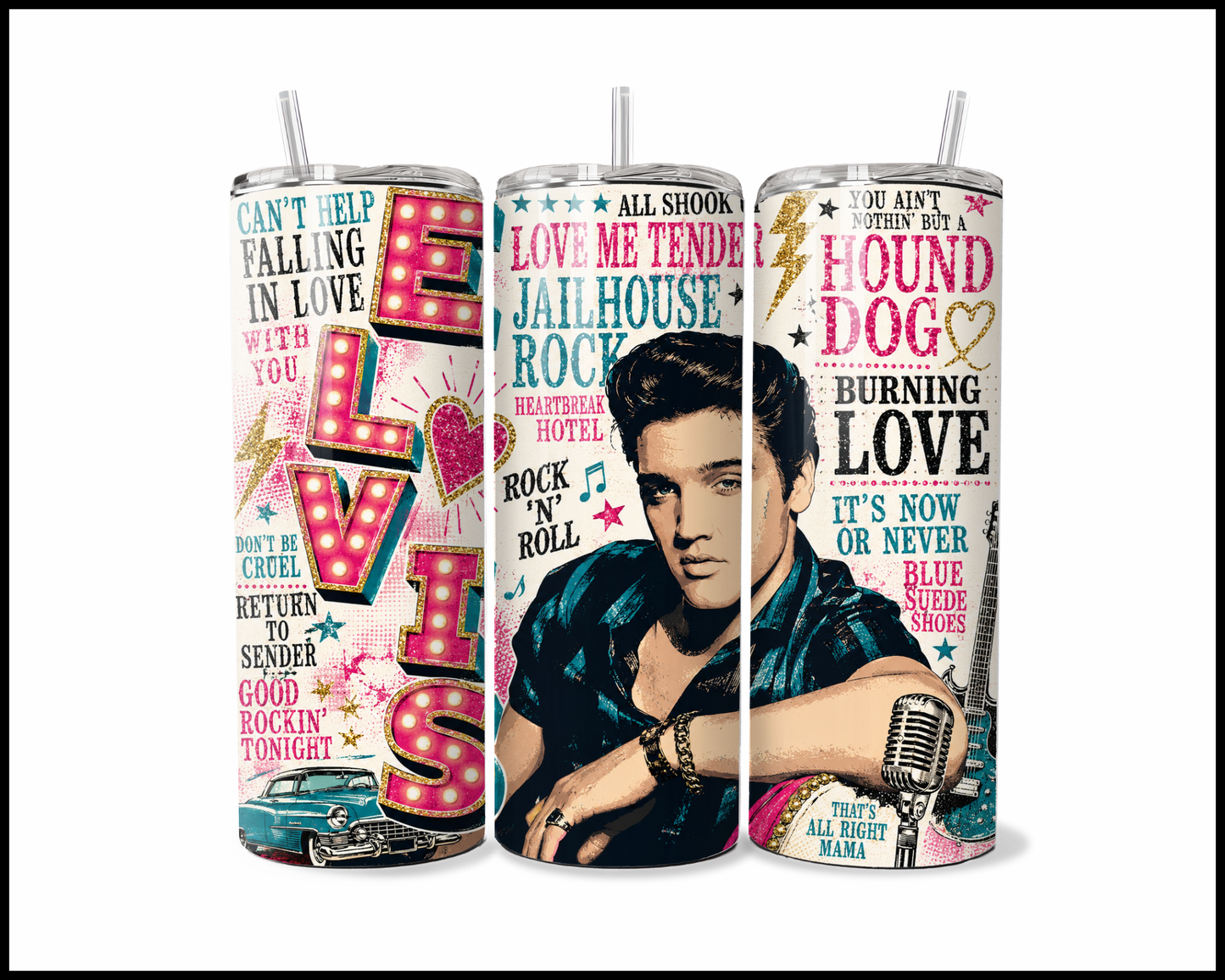 Elvis Stainless Steel Tumbler (5934)