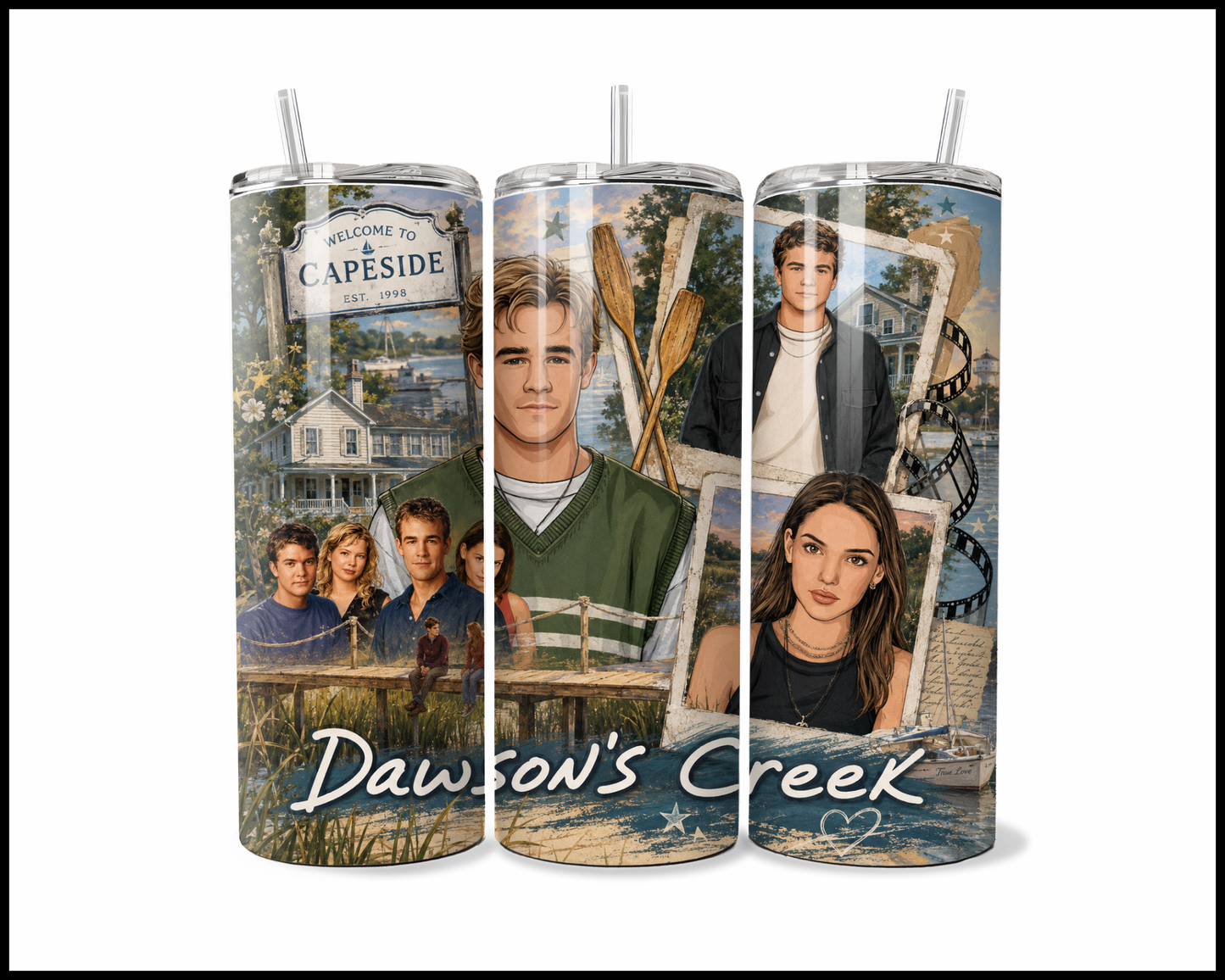 Dawson's Creek Inspired Stainless Steel Tumbler (5937)