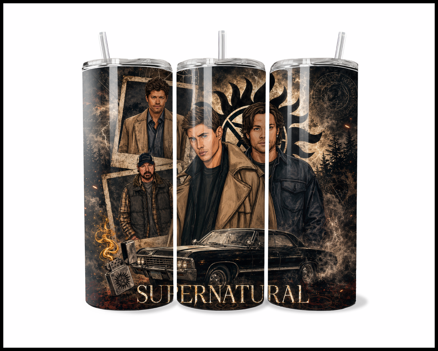 Supernatural Inspired Stainless Steel Tumbler (5940)