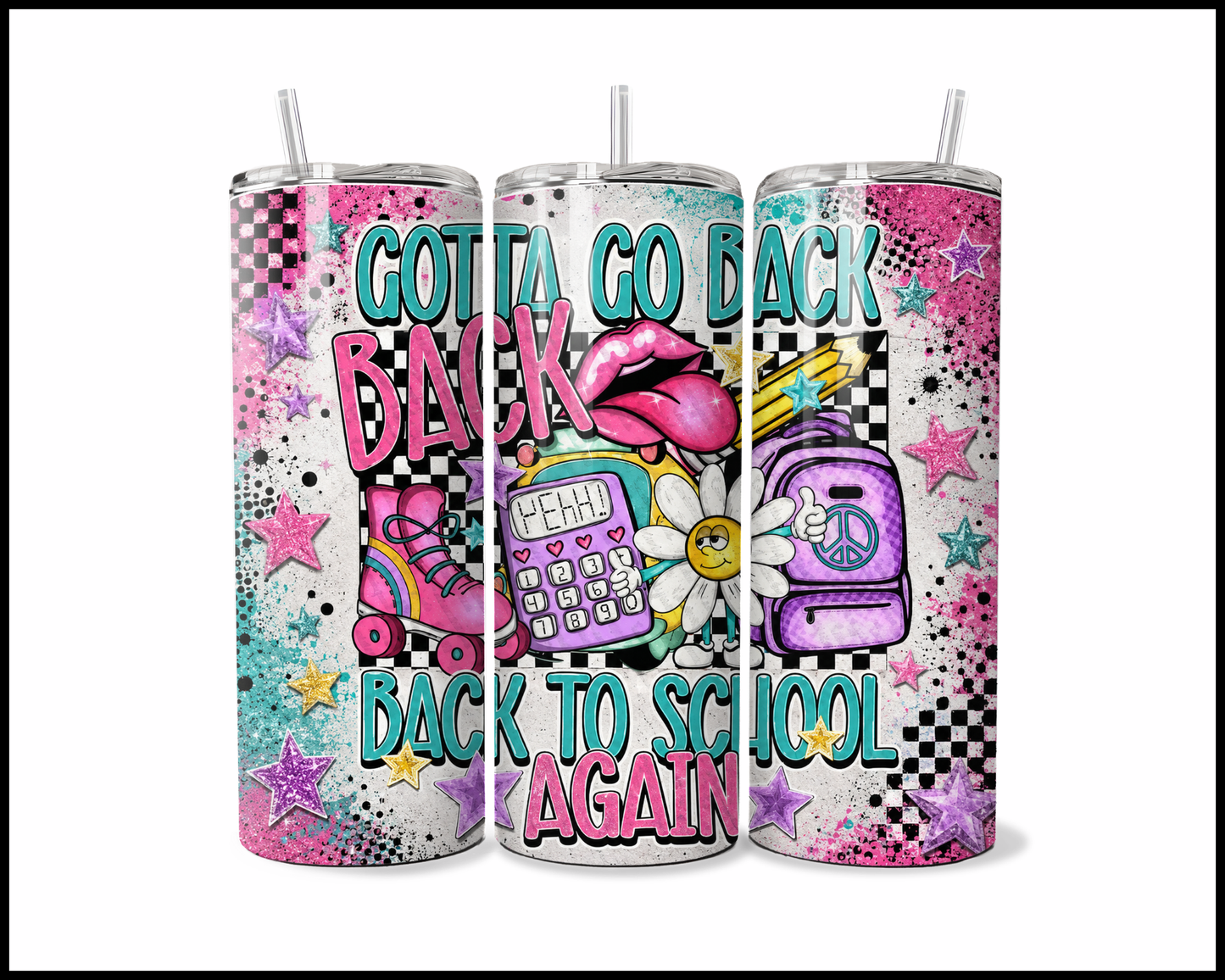 Back To School Stainless Steel Tumbler (5946)