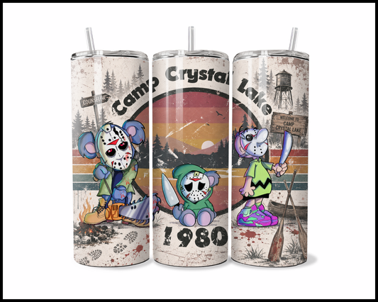 Camp Crystal Lake Stainless Steel Tumbler (5981)