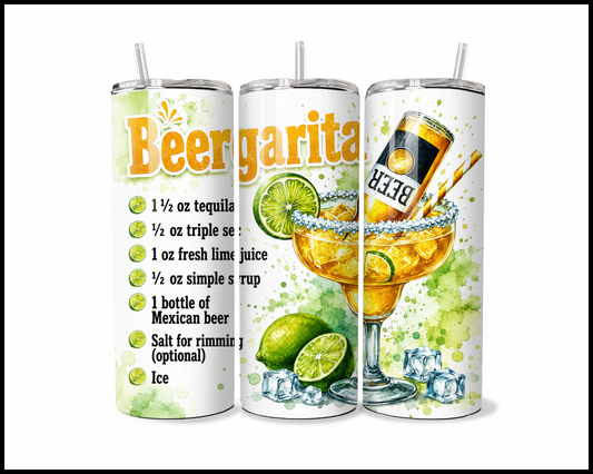 Happy Hour Recipes - Beergarita Stainless Steel Tumbler (5999)