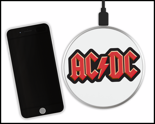 ACDC Inspired Sublimated Wireless Phone Charger (359)