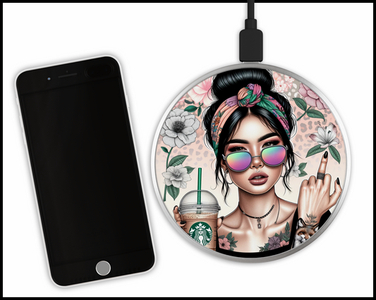 Sexy Bad Ars@ Sublimated Wireless Phone Charger (095)