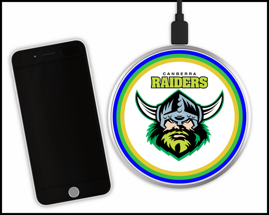 Canberra Raiders Sublimated Wireless Phone Charger (001)