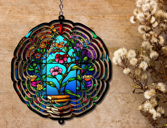 Floral Wind Spinner (256)