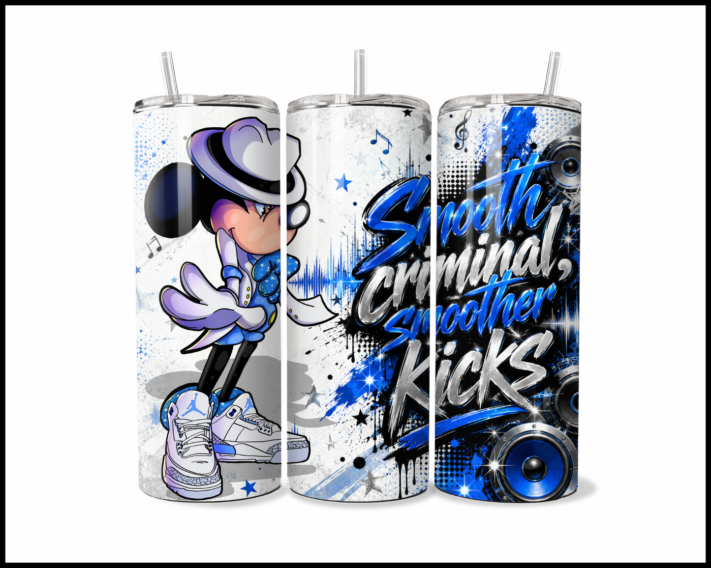Smooth Criminal Smoother Kicks Stainless Steel Tumbler (6036)