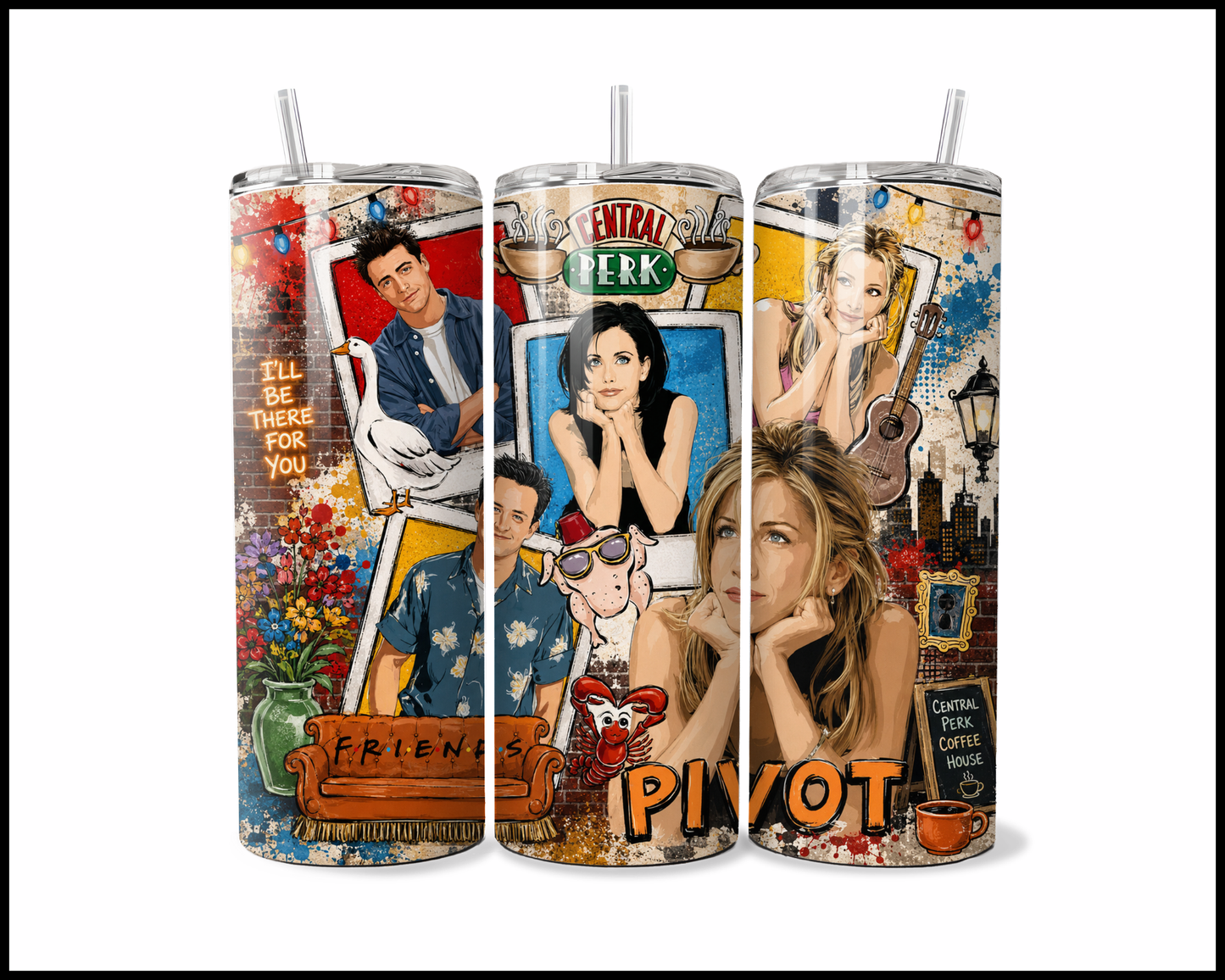 Friends Inspired Stainless Steel Tumbler (6045)