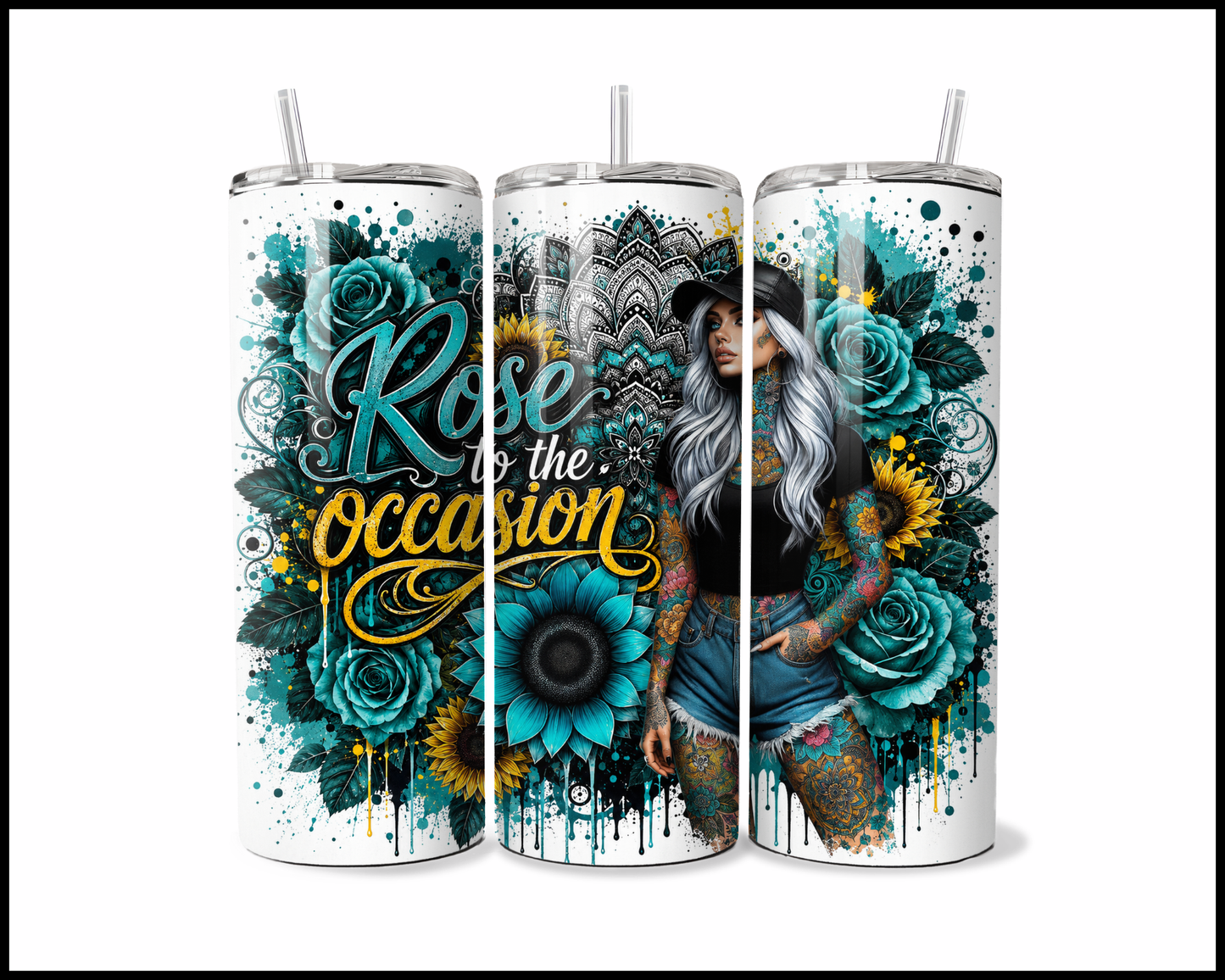 Rose To The Occasion Stainless Steel Tumbler (6049)
