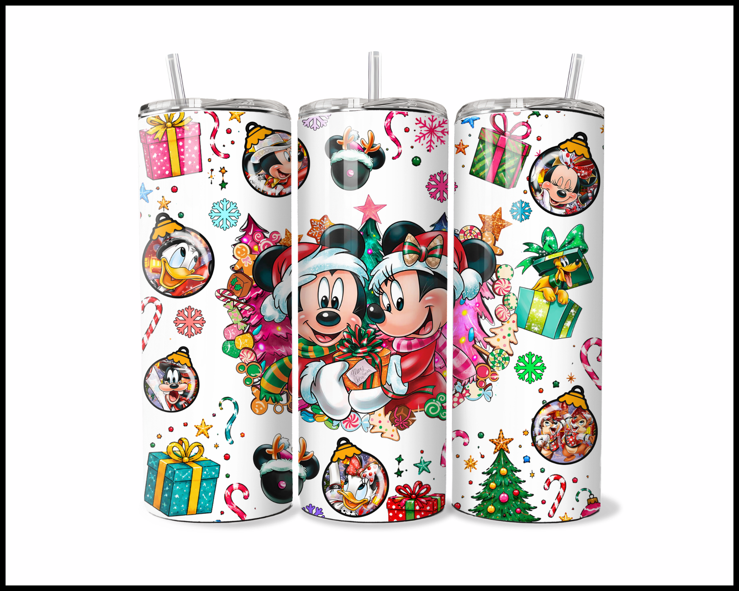 Fantasy Themed Christmas Stainless Steel Tumbler (6069)