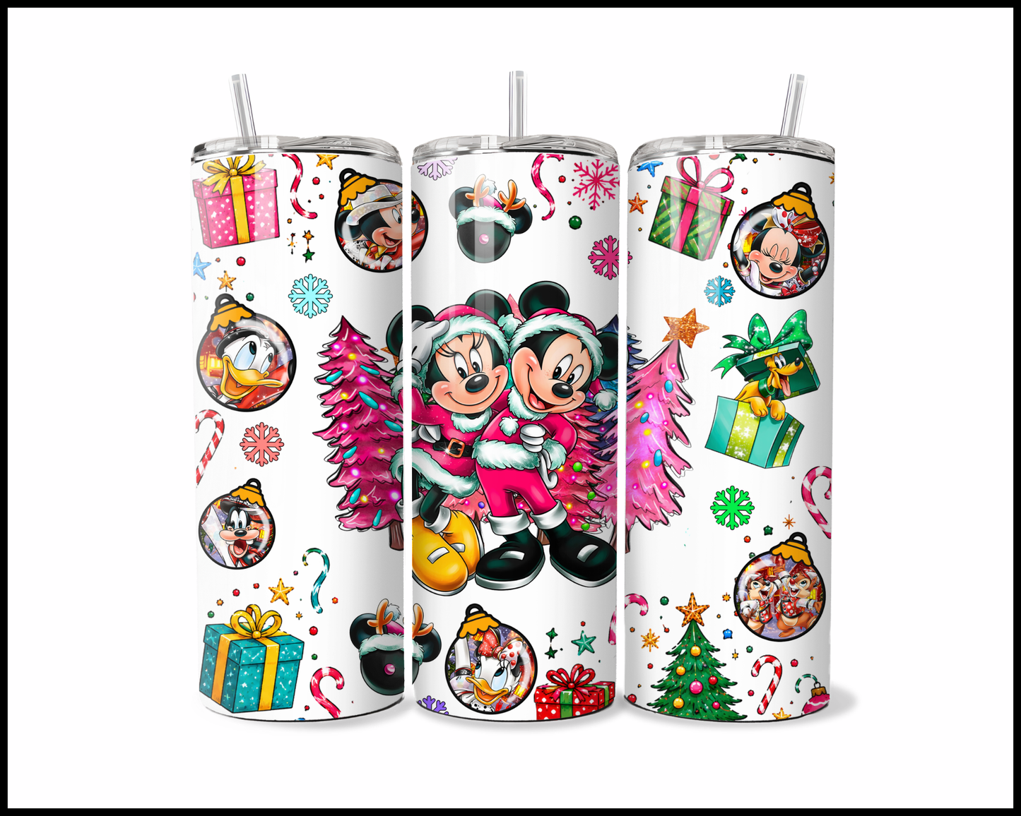 Fantasy Themed Christmas Stainless Steel Tumbler (6070)