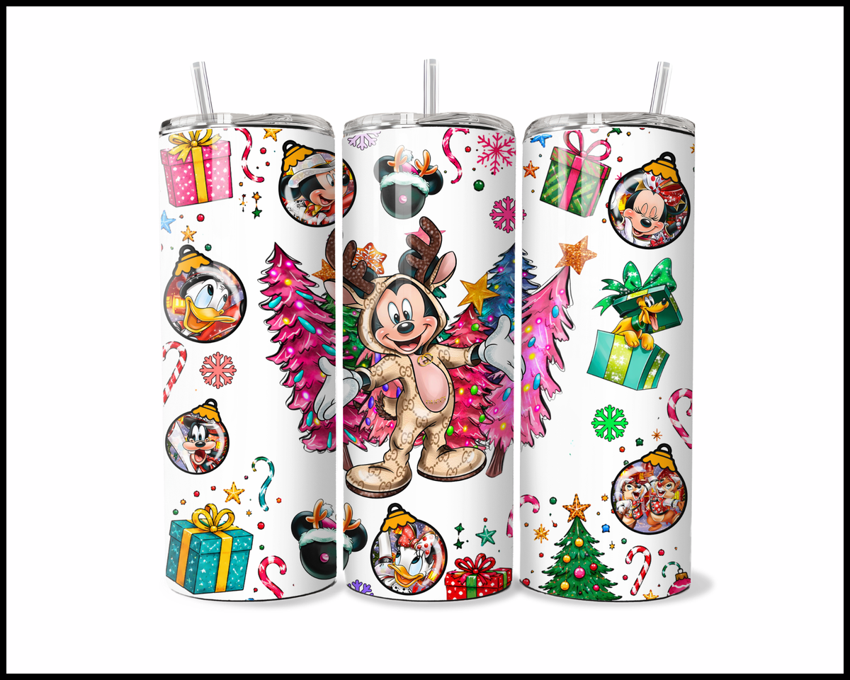 Fantasy Themed Christmas Stainless Steel Tumbler (6072)