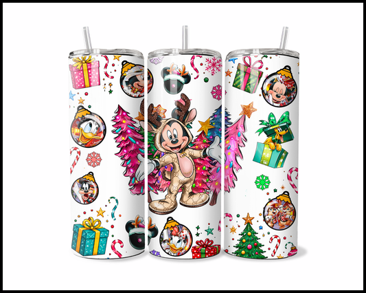 Fantasy Themed Christmas Stainless Steel Tumbler (6072)