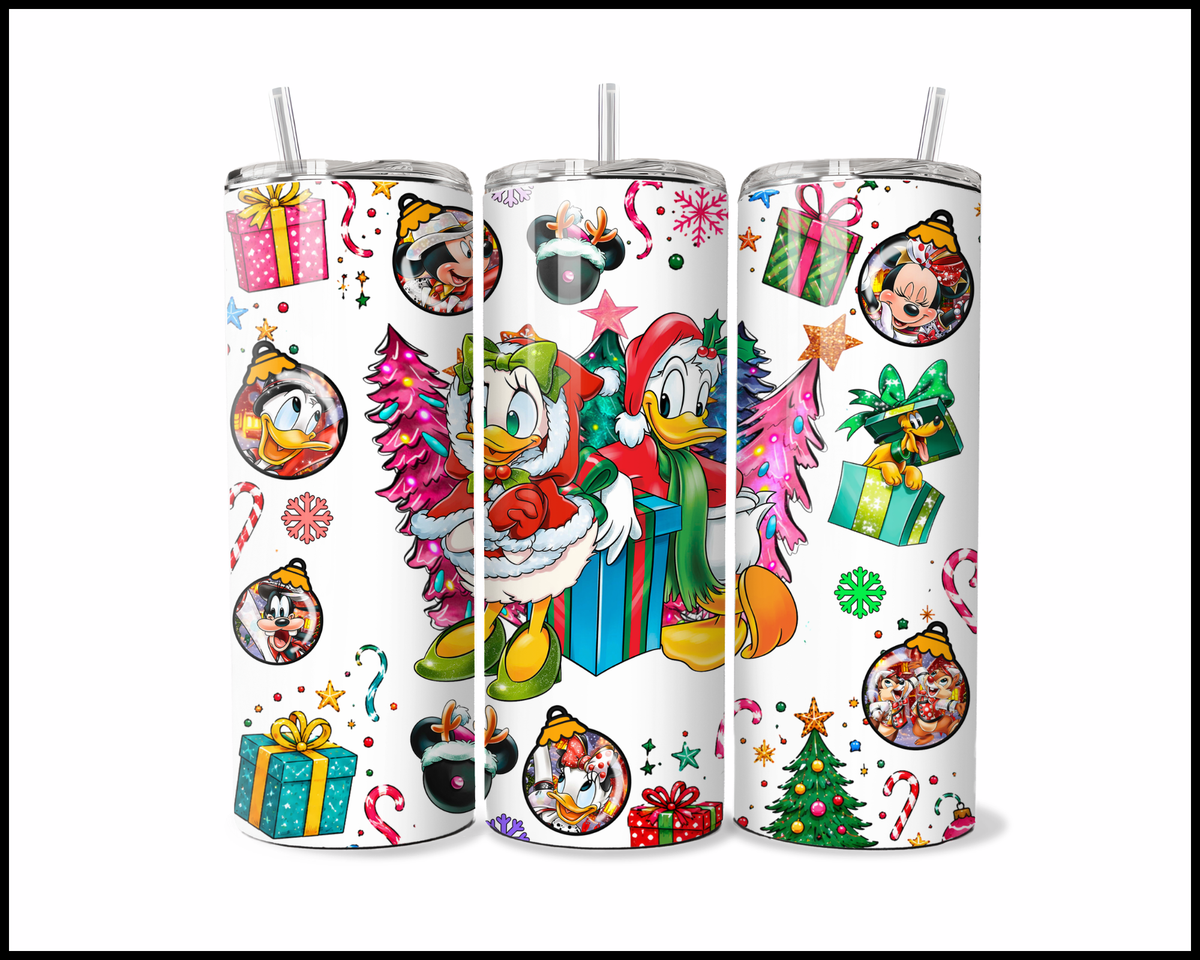 Fantasy Themed Christmas Stainless Steel Tumbler (6075)