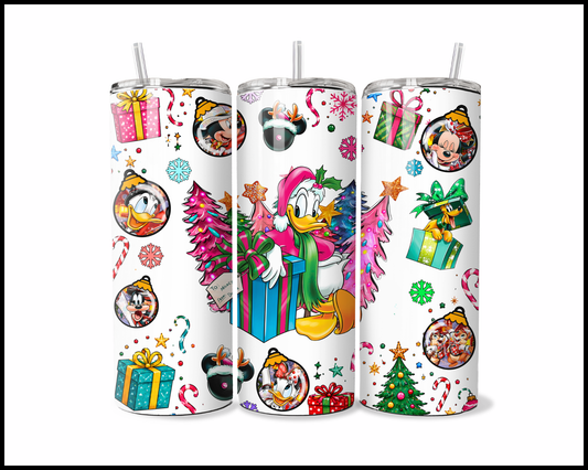 Fantasy Themed Christmas Stainless Steel Tumbler (6077)