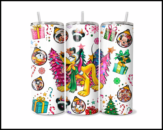 Fantasy Themed Christmas Stainless Steel Tumbler (6079)