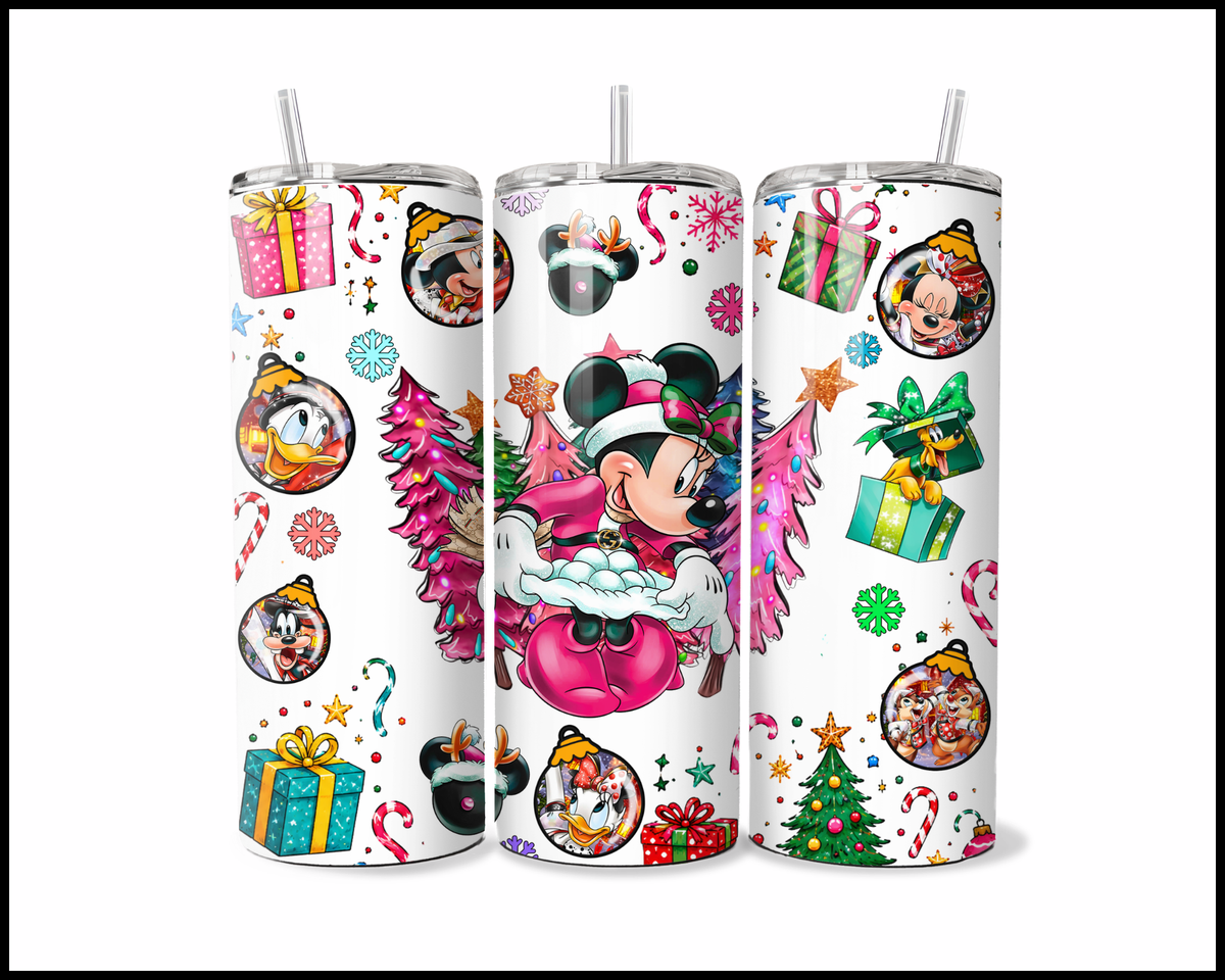 Fantasy Themed Christmas Stainless Steel Tumbler (6080)