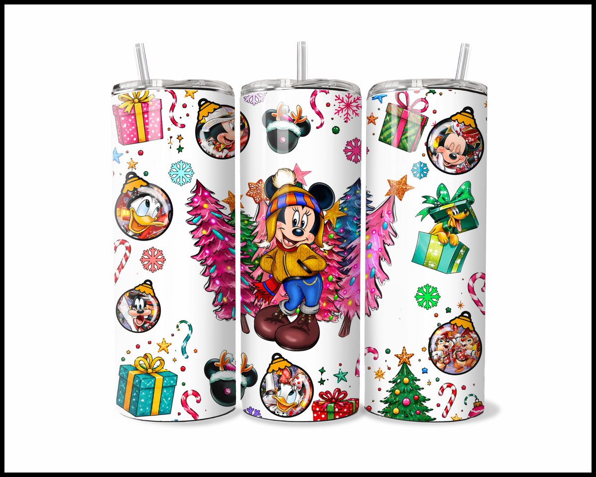 Fantasy Themed Christmas Stainless Steel Tumbler (6083)