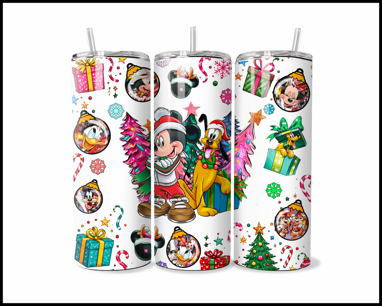 Fantasy Themed Christmas Stainless Steel Tumbler (6086)