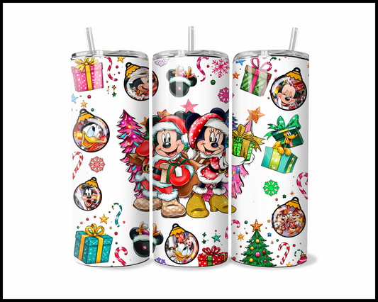 Fantasy Themed Christmas Stainless Steel Tumbler (6087)