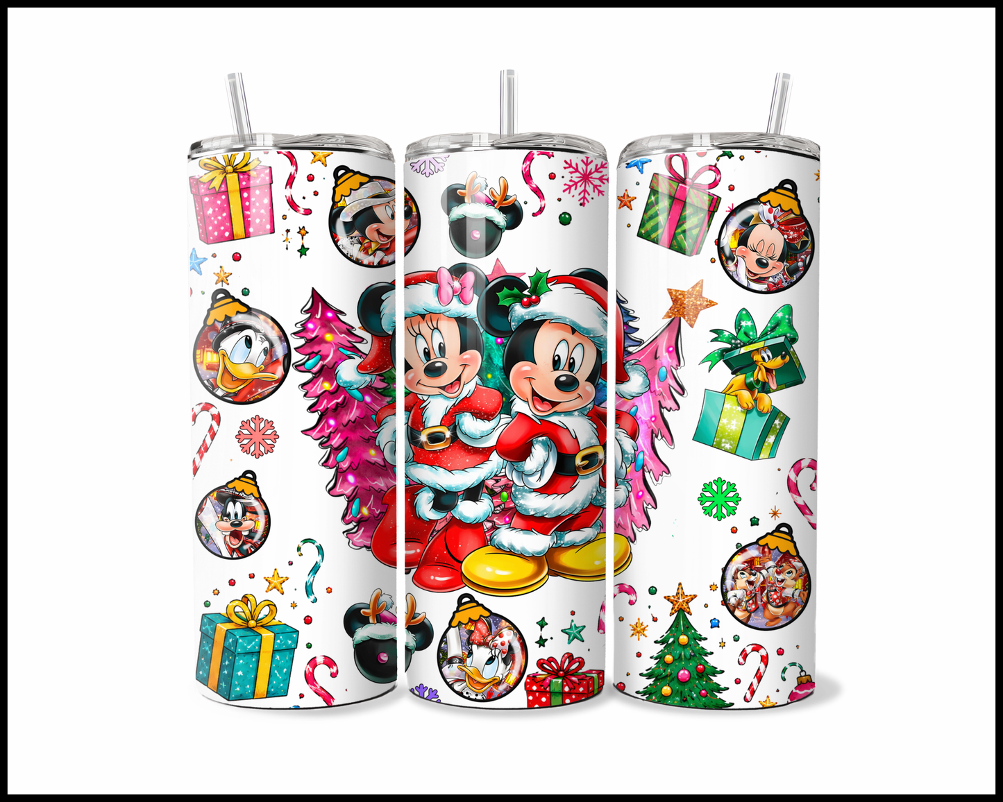 Fantasy Themed Christmas Stainless Steel Tumbler (6088)