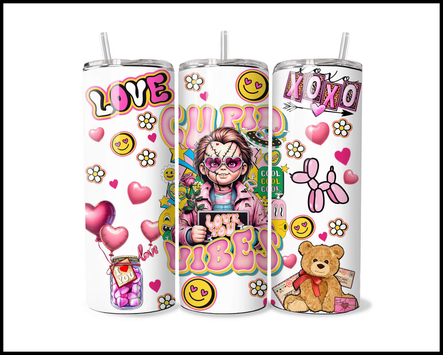 Cupid's Nightmare Stainless Steel Tumbler (6097)