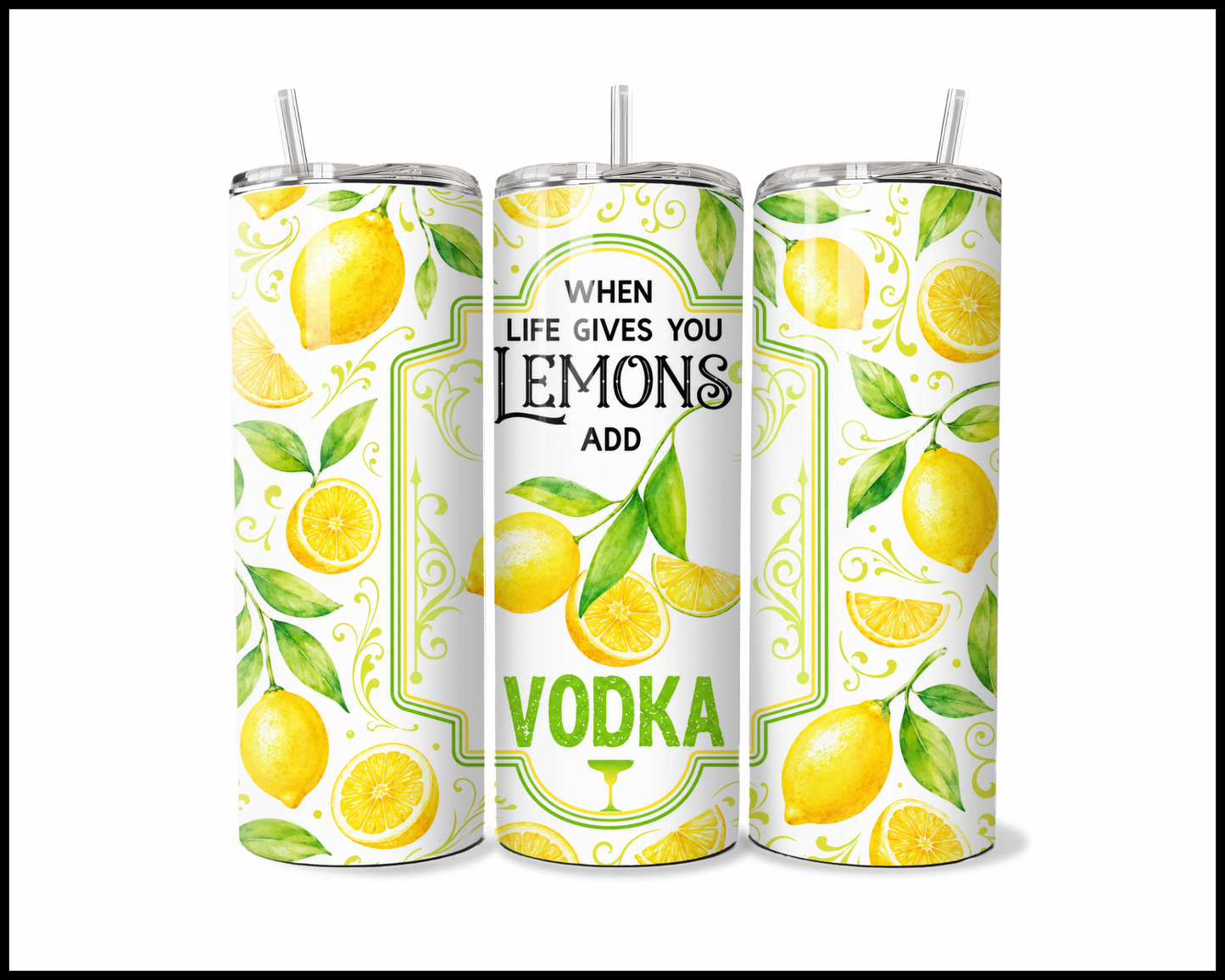 Add Vodka Stainless Steel Tumbler (6108)