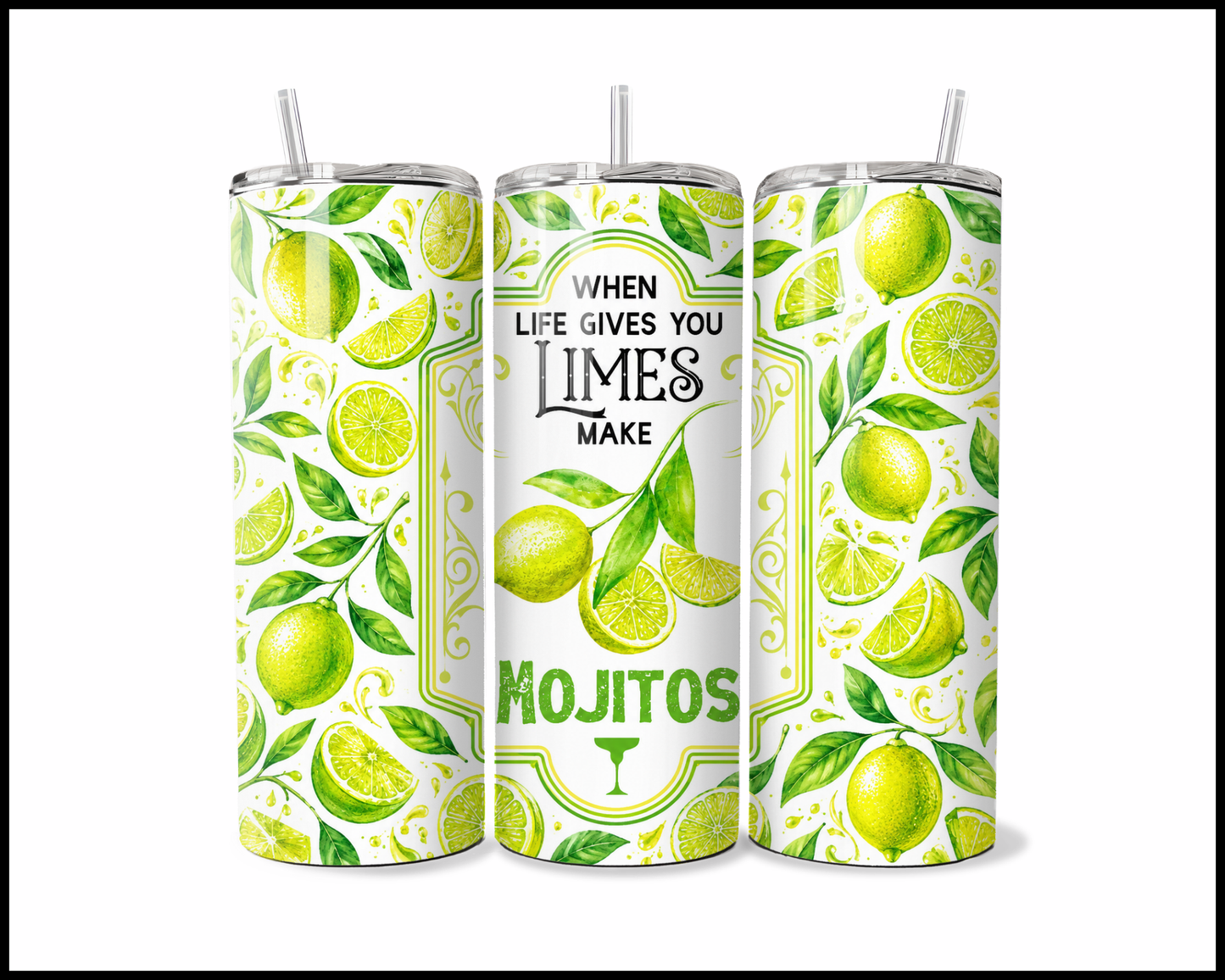 Make Mojitos Stainless Steel Tumbler (6110)
