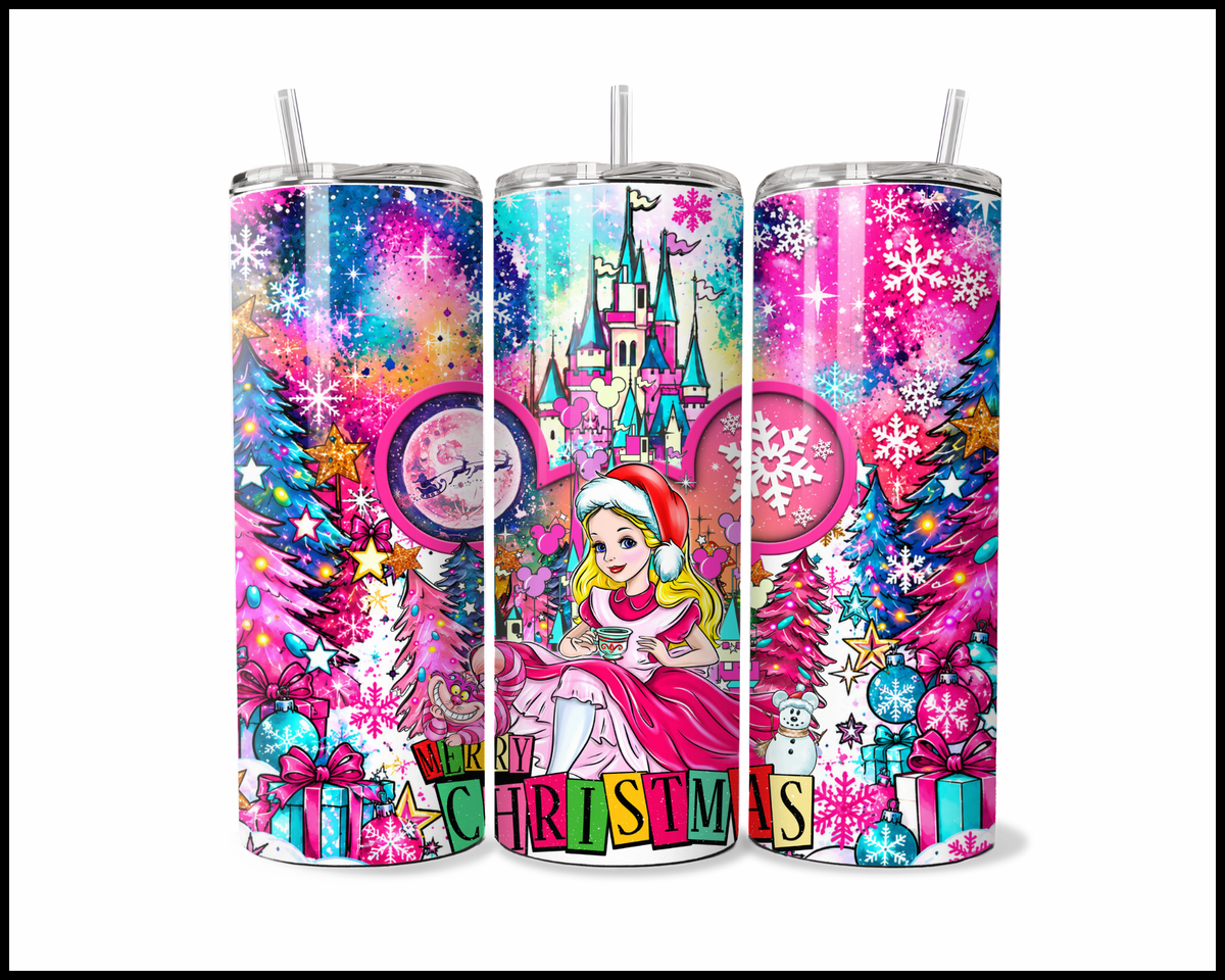 Magical Kingdom Christmas Stainless Steel Tumbler (6126)