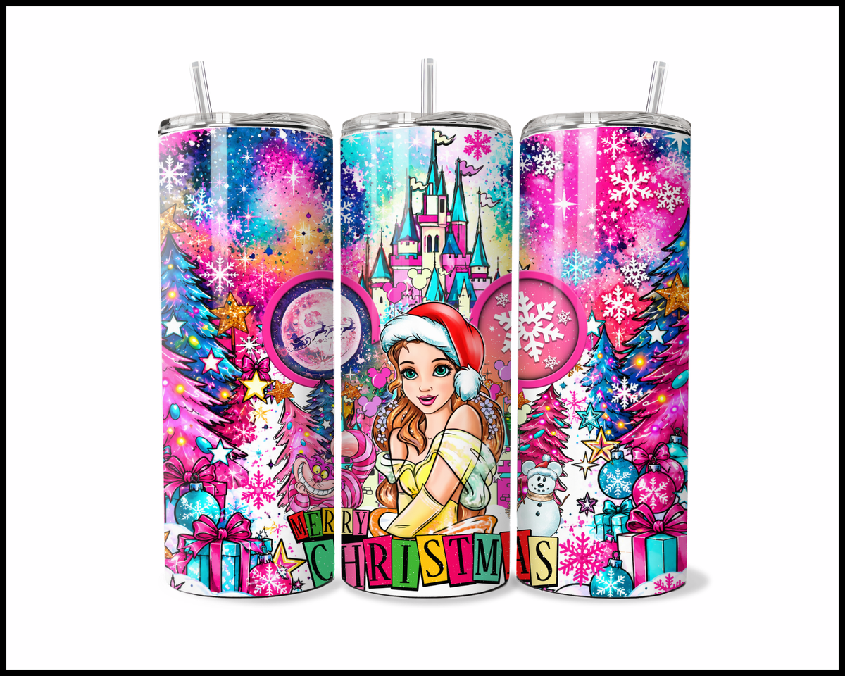 Magical Kingdom Christmas Stainless Steel Tumbler (6132)