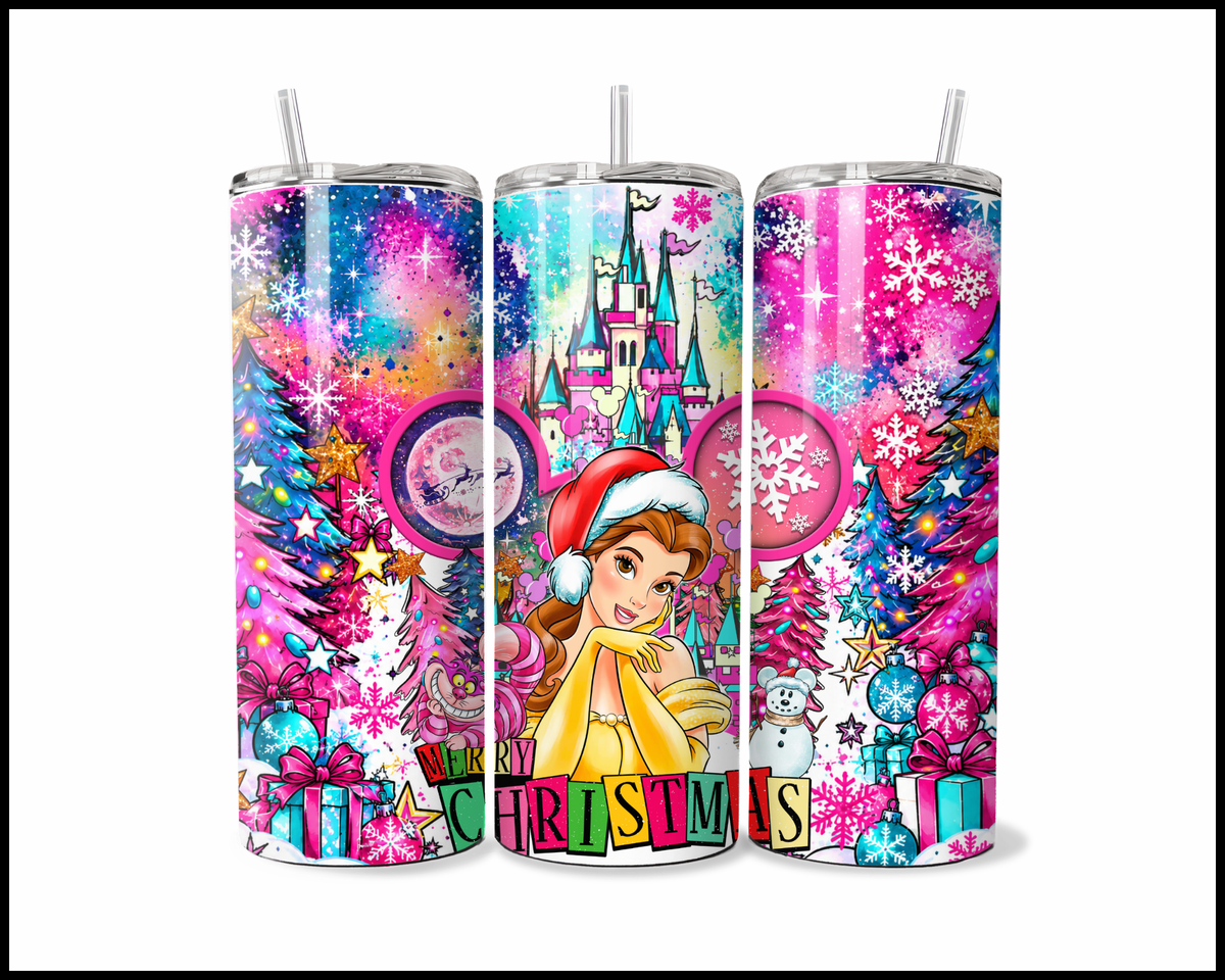 Magical Kingdom Christmas Stainless Steel Tumbler (6133)