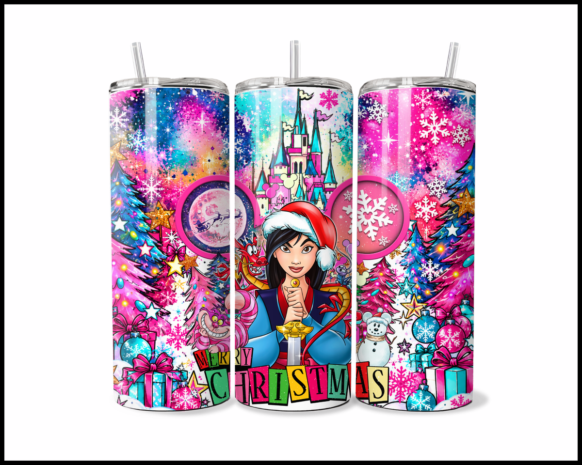 Magical Kingdom Christmas Stainless Steel Tumbler (6140)