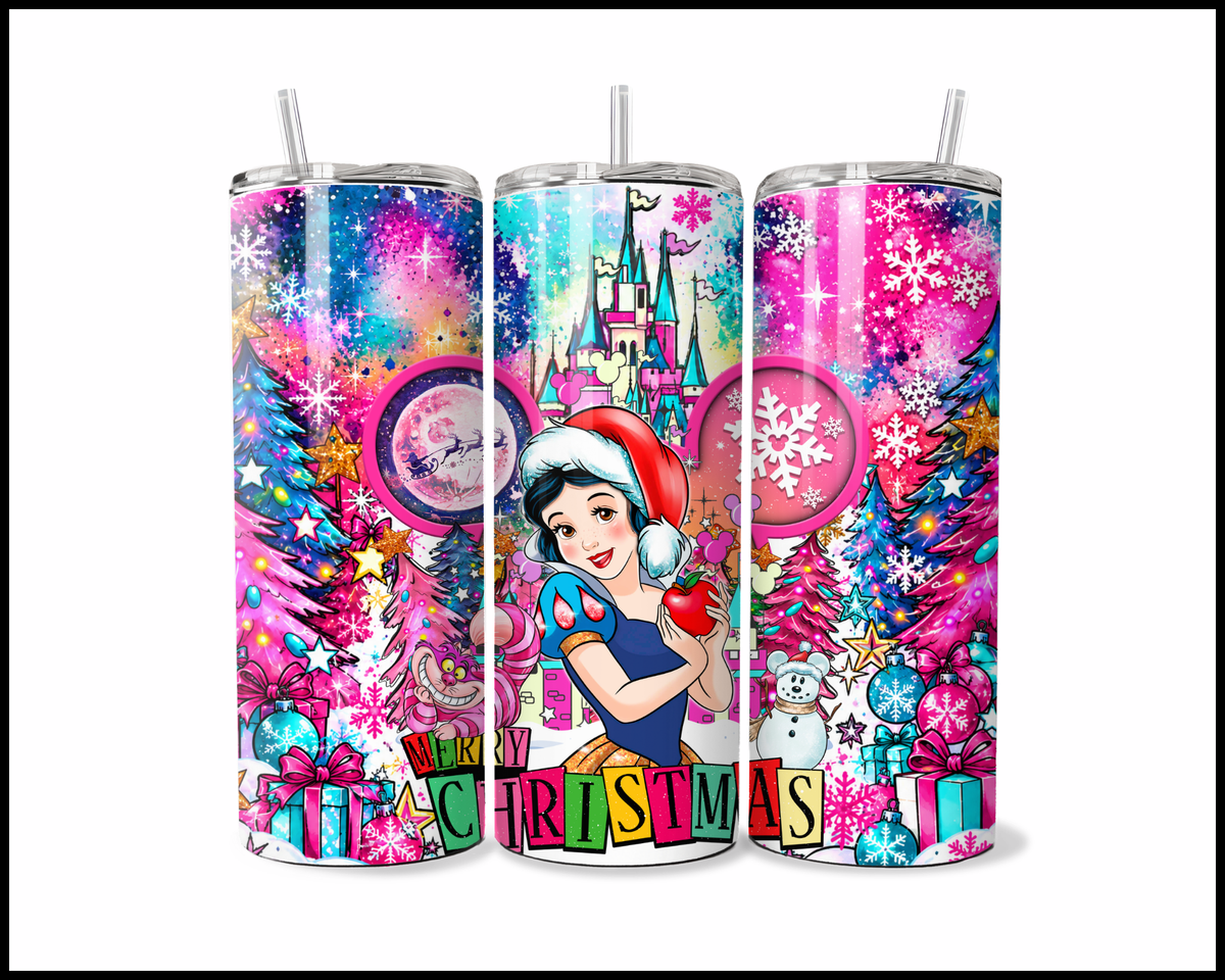 Magical Kingdom Christmas Stainless Steel Tumbler (6143)