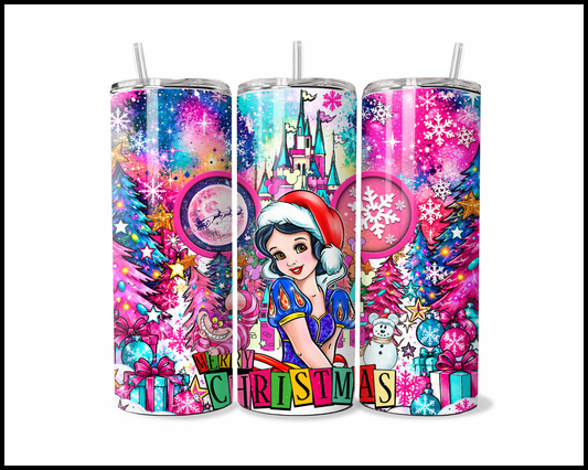 Magical Kingdom Christmas Stainless Steel Tumbler (6144)