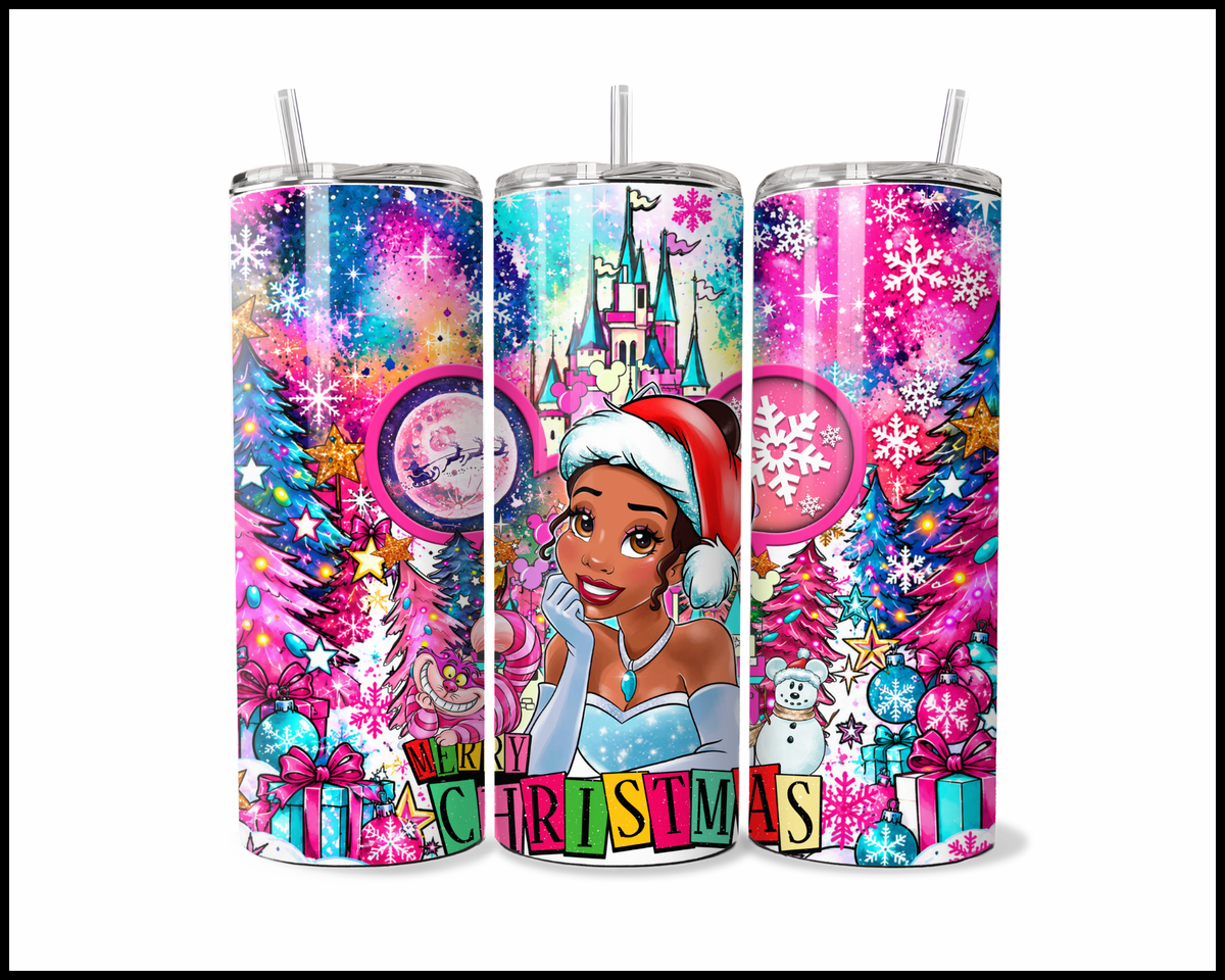 Magical Kingdom Christmas Stainless Steel Tumbler (6147)