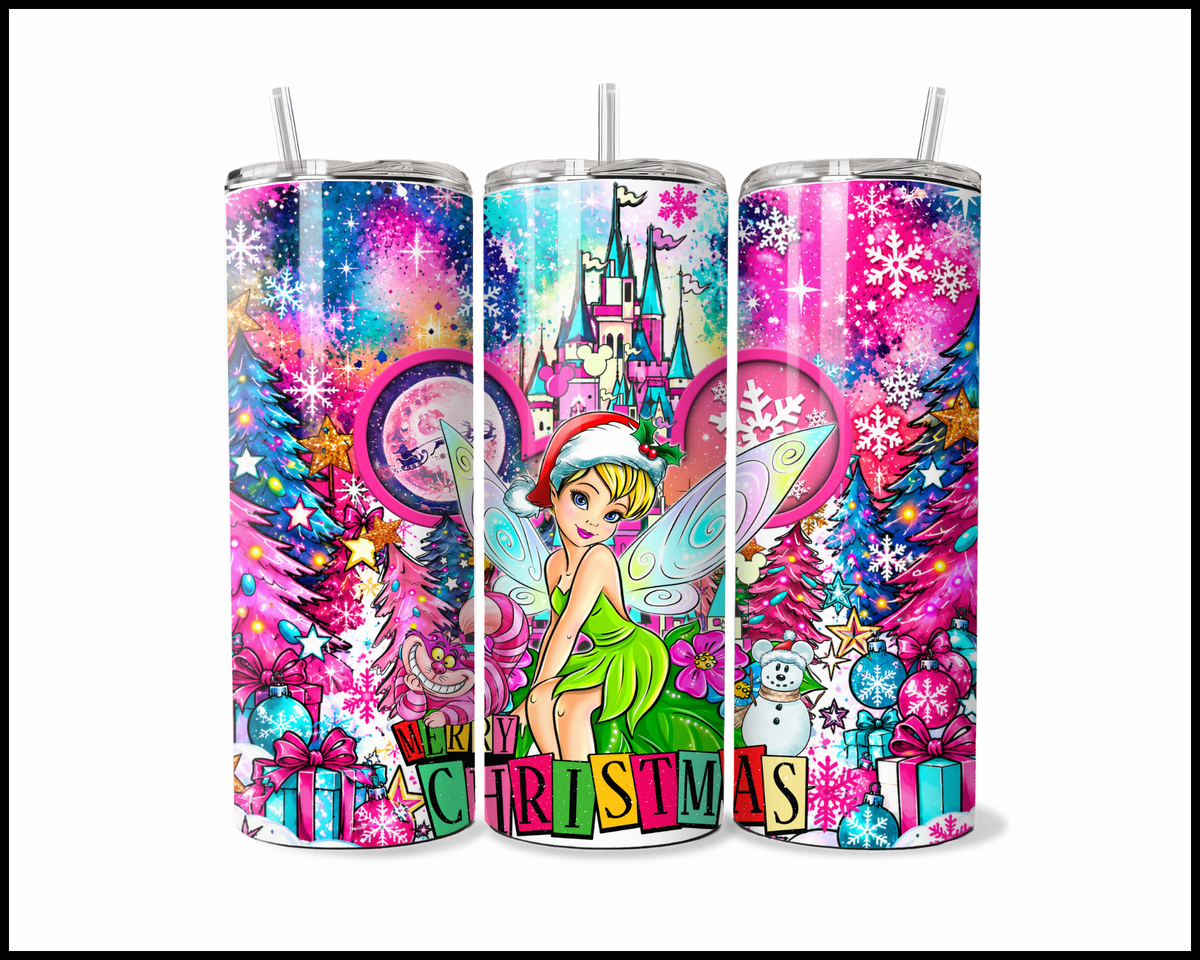 Magical Kingdom Christmas Stainless Steel Tumbler (6149)