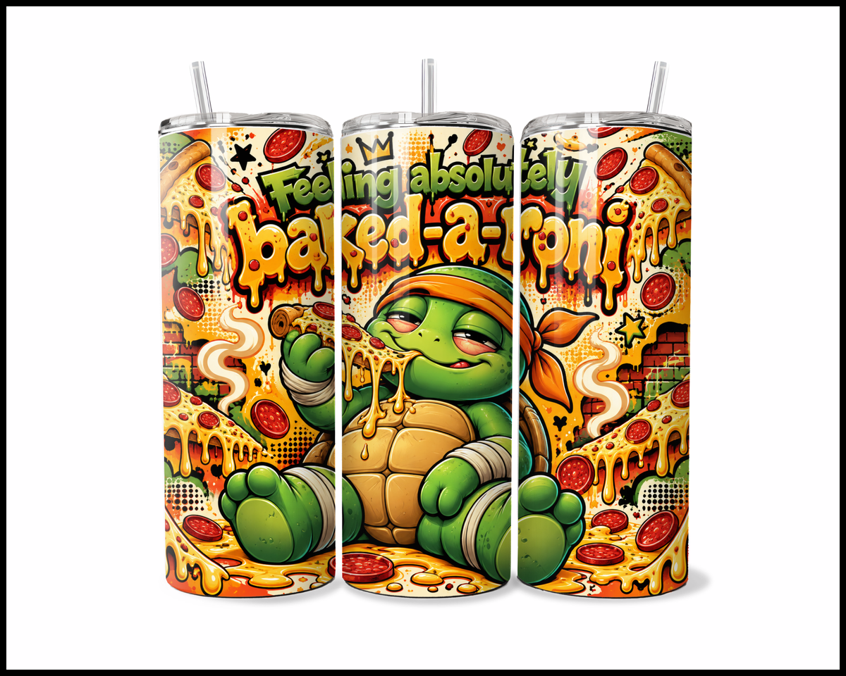 Feeling Absolutely Baked-O-Roni Stainless Steel Tumbler (6168)
