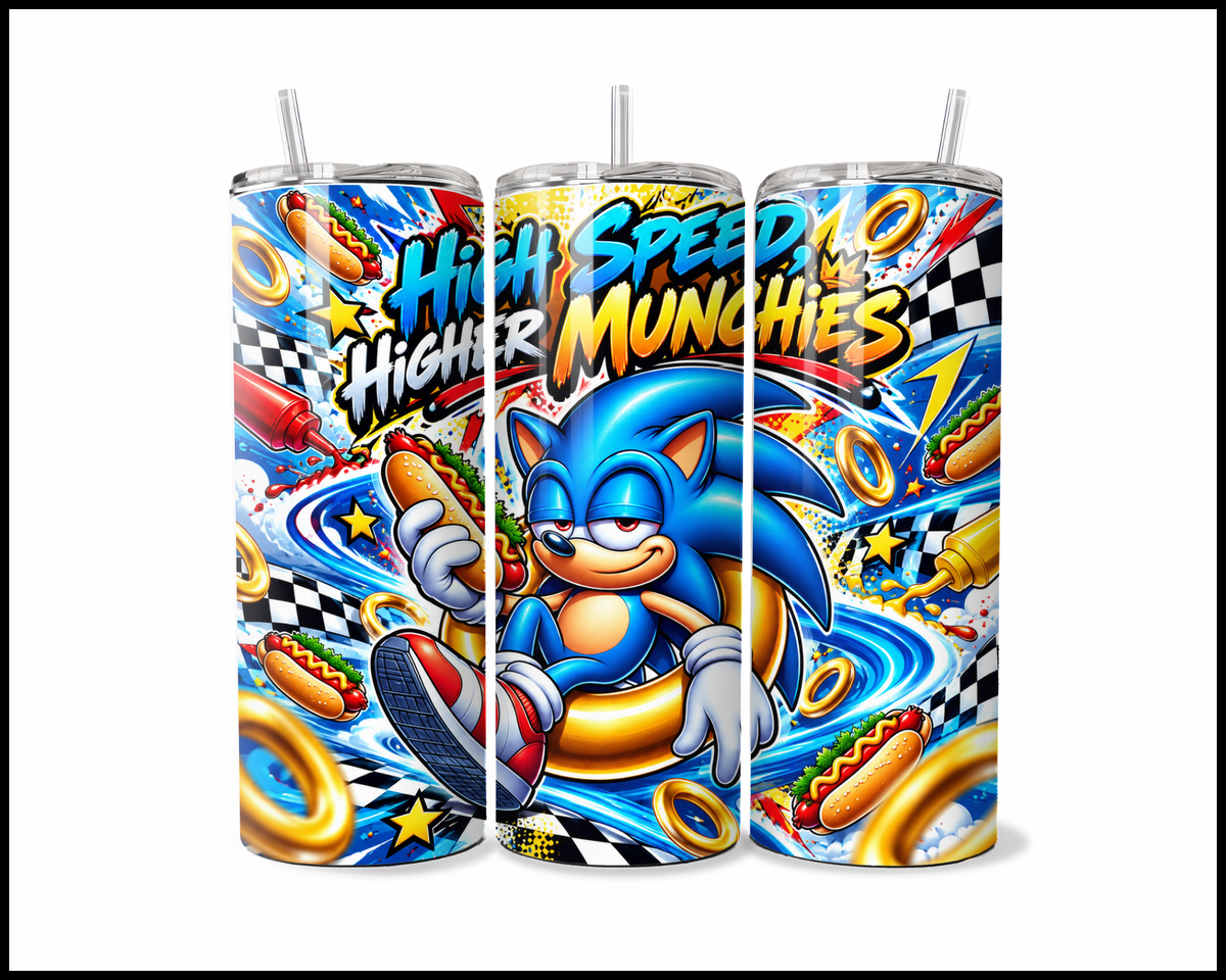 High Speed Higher Munchies Stainless Steel Tumbler (6174)