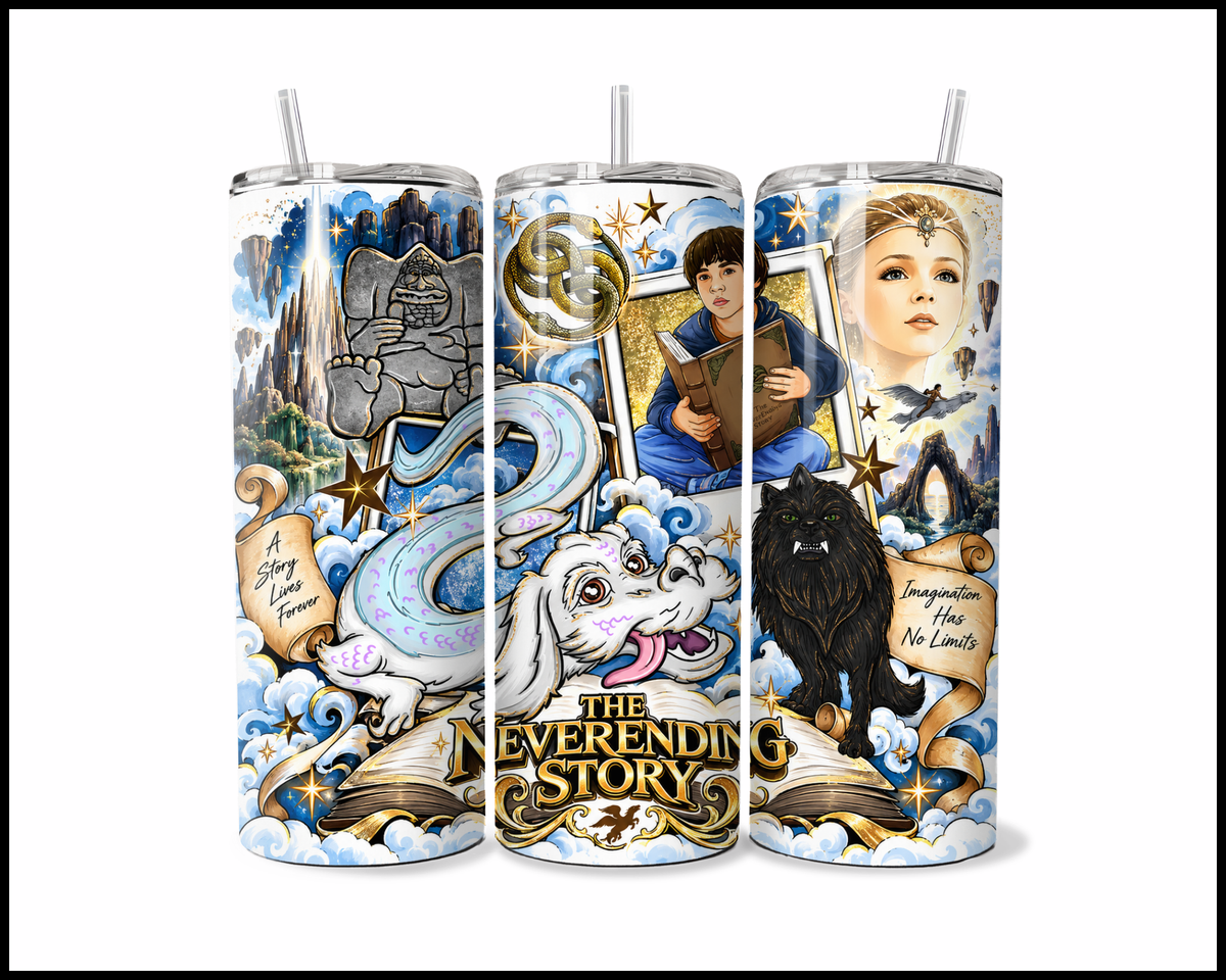 The Never Ending Story Inspired Stainless Steel Tumbler (6181)