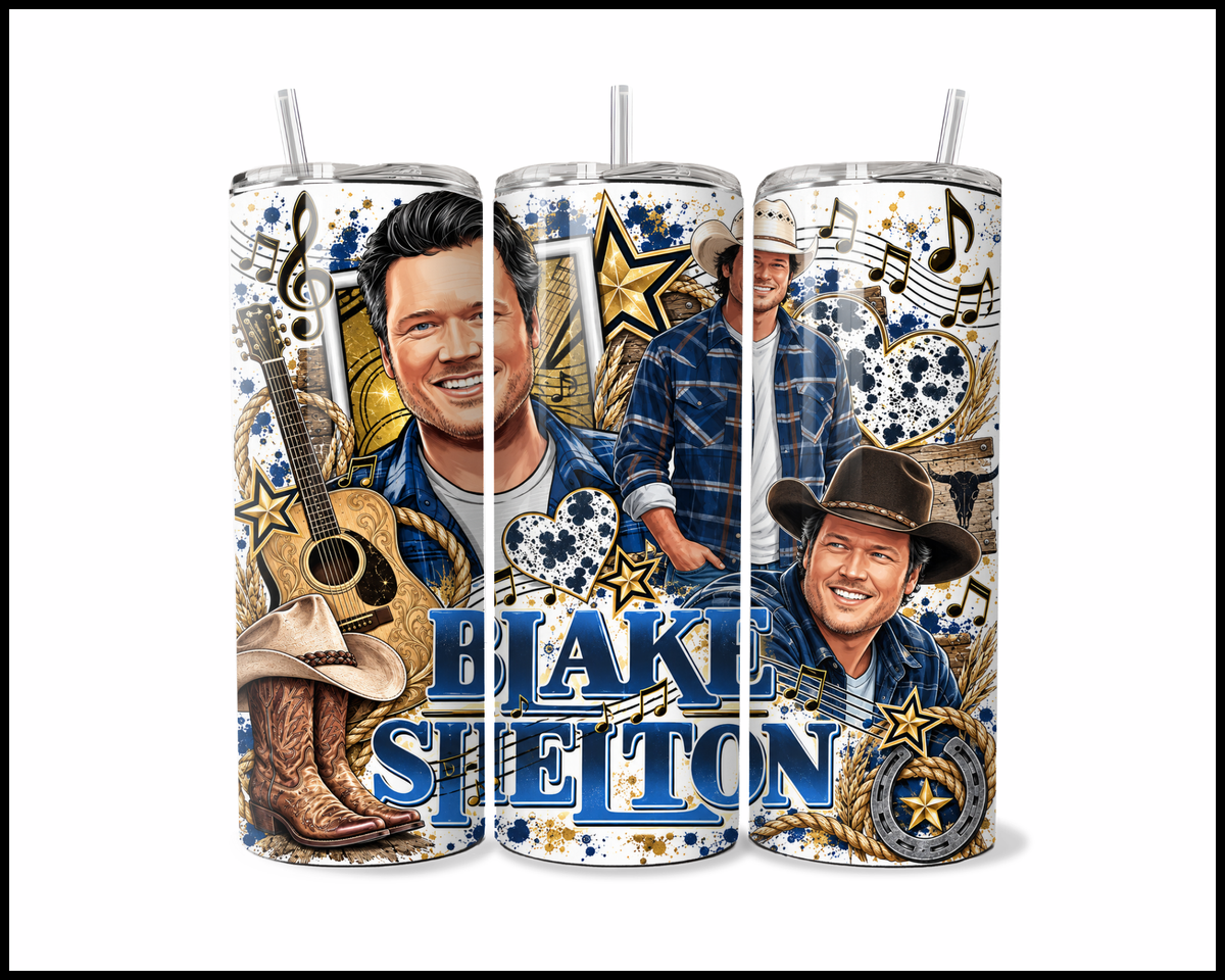 Blake Shelton Inspired Stainless Steel Tumbler (6183)