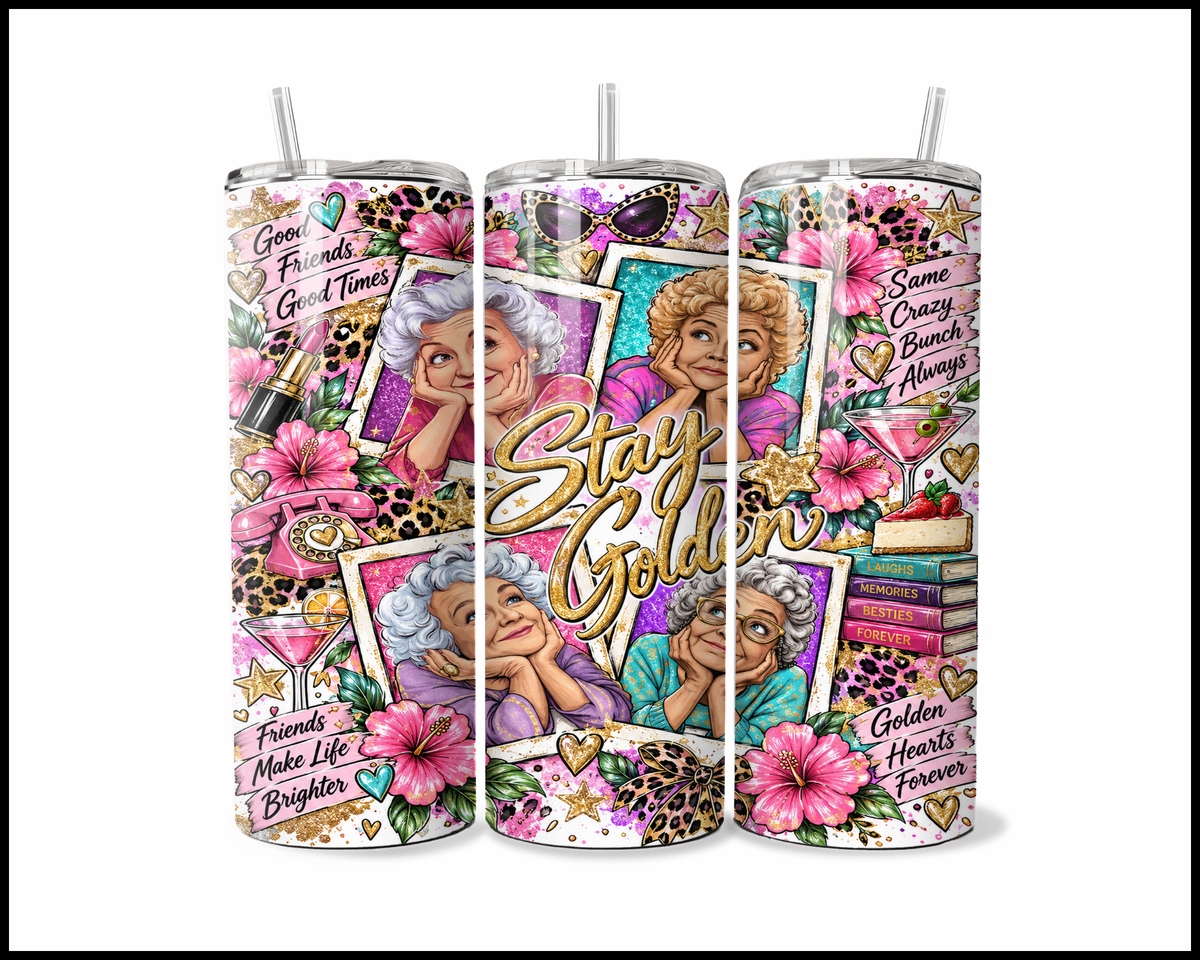 Golden Girls Inspired Stainless Steel Tumbler (6196)