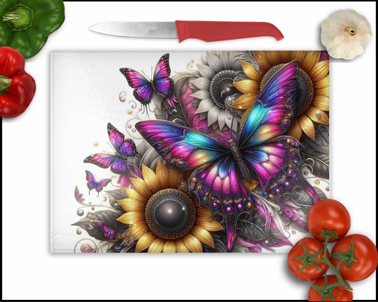 Butterfly Sublimated Cutting Board (122)