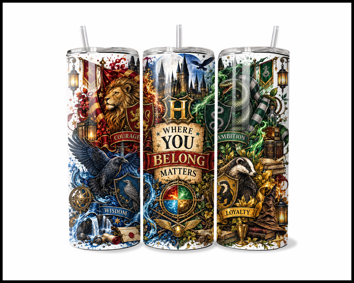 Where You Belong Matters Stainless Steel Tumbler (6214)