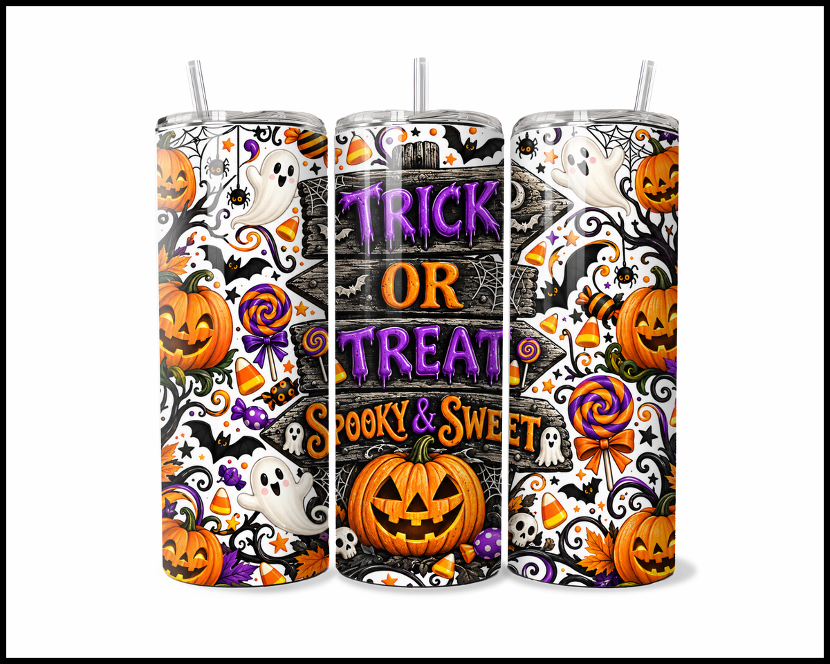 Trick Or Treat Stainless Steel Tumbler (6239)